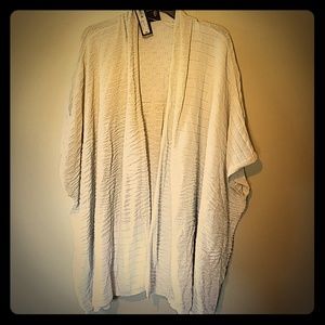 Loose Short-Sleeved Open Cardigan